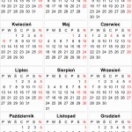 Kalendarium 2015 w formatach EPS, PDF, CDR do pobrania